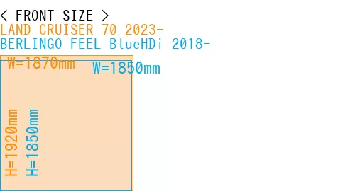 #LAND CRUISER 70 2023- + BERLINGO FEEL BlueHDi 2018-